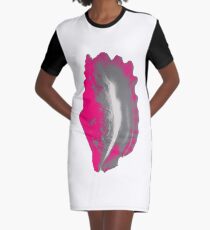 Strombus sinuatus (Linneus) - Not what you think - Warhol style Graphic T-Shirt Dress