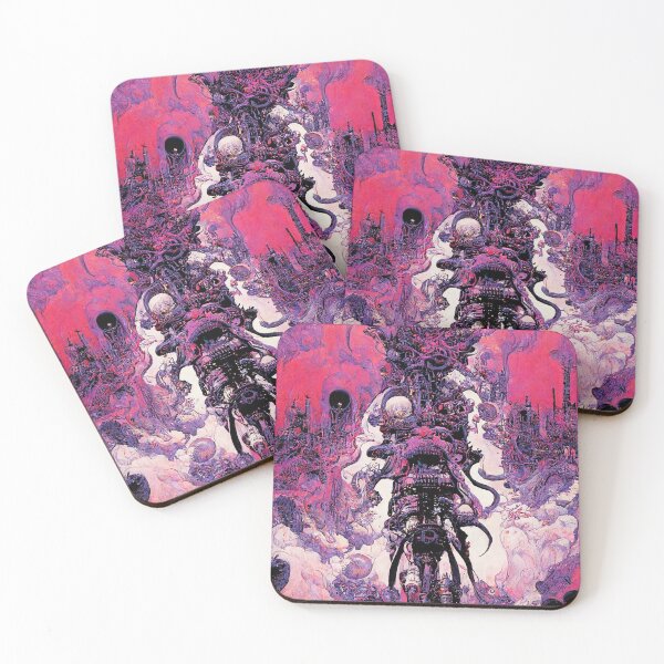 Item preview, Centipede Mushroom God Samurai  Tecno Noir Cyber Punk Demon Hunter designed and sold by esotericorigins.