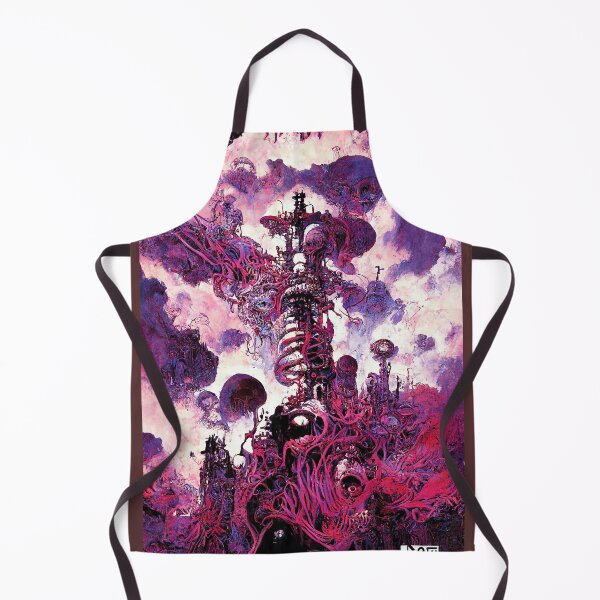 Item preview, Death Metal Tower of Babylon Tecno Noir Cyber Punk Demon Hunter designed and sold by esotericorigins.