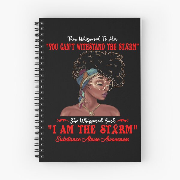 Item preview, I Am The Storm Substance Abuse Awareness designed and sold by Gillosina.