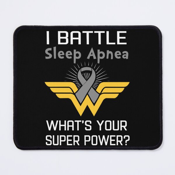 Item preview, I Battle Sleep Apnea What's Your Super Power Support Sleep Apnea Warrior Gifts  designed and sold by Sabfit.
