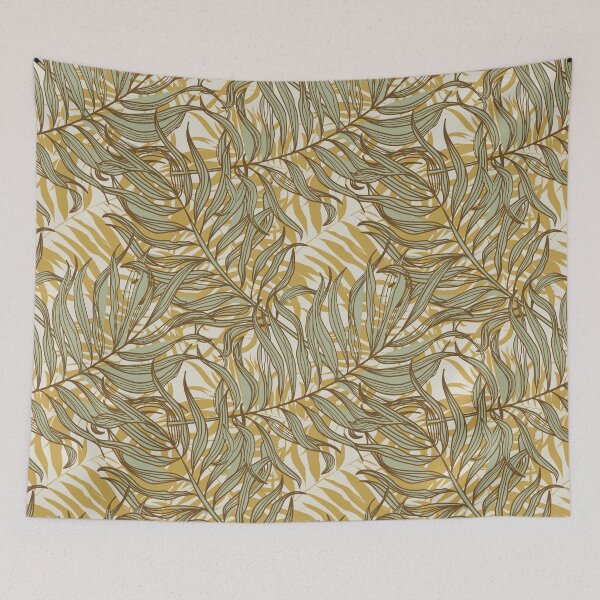 Item preview, Tropical leaves art designed and sold by RSDigitalPrintDesign.