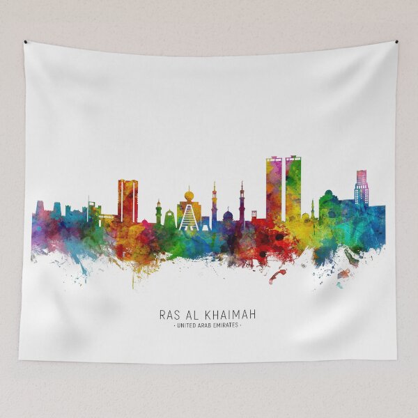 Item preview, Ras Al Khaimah Skyline designed and sold by ArtPrints.