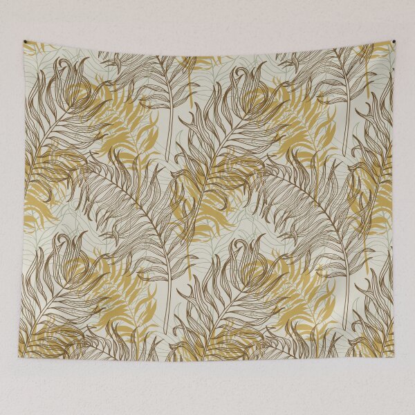 Item preview, Tropical leaves art designed and sold by RSDigitalPrintDesign.