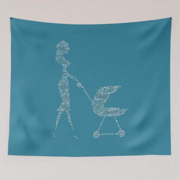 Item preview, Mom And  Baby Cart  Words Design  designed and sold by Jodes16.