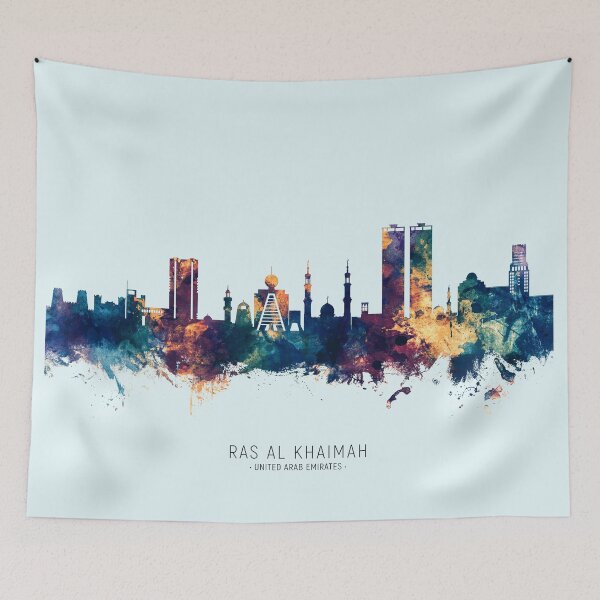 Item preview, Ras Al Khaimah Skyline designed and sold by ArtPrints.