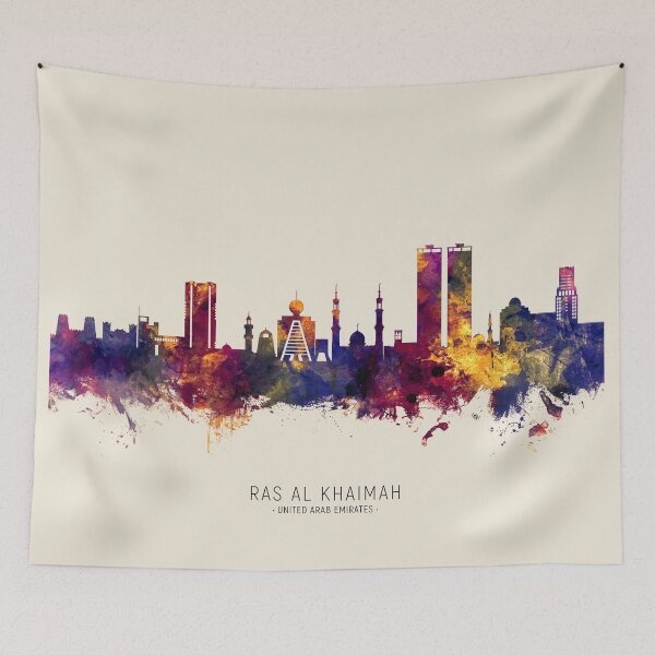 Item preview, Ras Al Khaimah Skyline designed and sold by ArtPrints.
