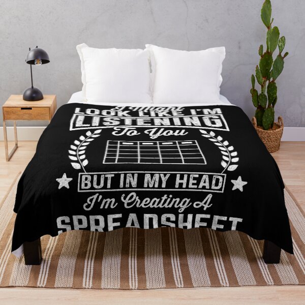 Item preview, Thinking About Spreadsheet: Accounting Pun Gift Funny Accountant designed and sold by Adexyl.