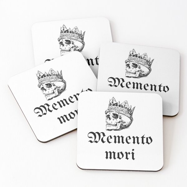 Artikelvorschau, Memento Mori mit Totenkopf - schwarz entworfen und verkauft von TheMajesTee.
