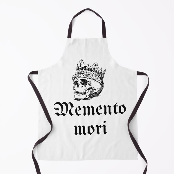 Artikelvorschau, Memento Mori mit Totenkopf - schwarz entworfen und verkauft von TheMajesTee.