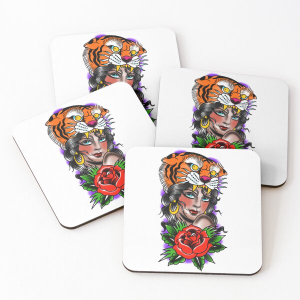 Item preview, Tiger head Gal designed and sold by KRISHOYLEART.