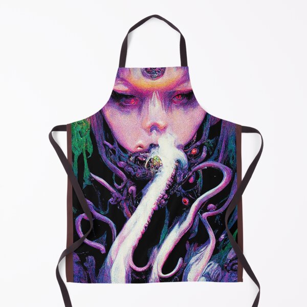 Item preview, Queen of the Serpent Smoke Tecno Noir Cyber Punk Demon Hunter designed and sold by esotericorigins.