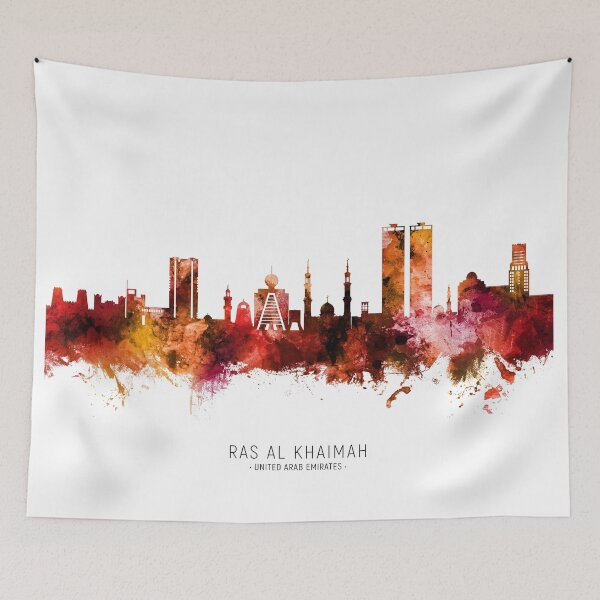 Item preview, Ras Al Khaimah Skyline designed and sold by ArtPrints.