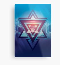 City Shapes Metal Print