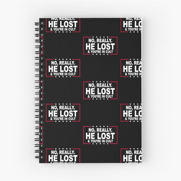 Item preview, No Really. HE LOST & You're In A Cult designed and sold by ZimbomDesigner.