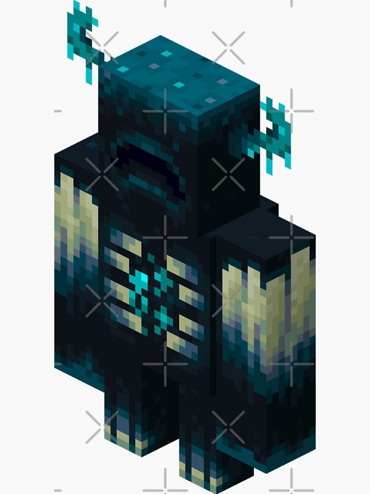 Minecraft Warden Sticker For Sale By Joyfuldayzz Redbubble