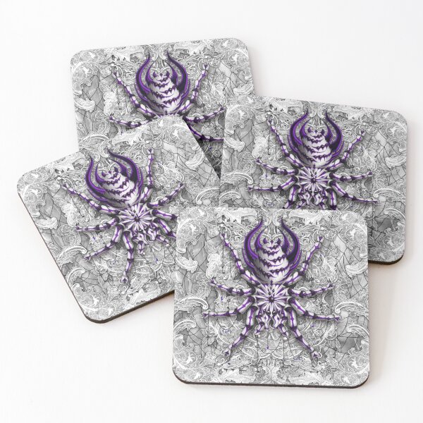 Item preview, White Goth Spider - Purple designed and sold by Abysm Internal.