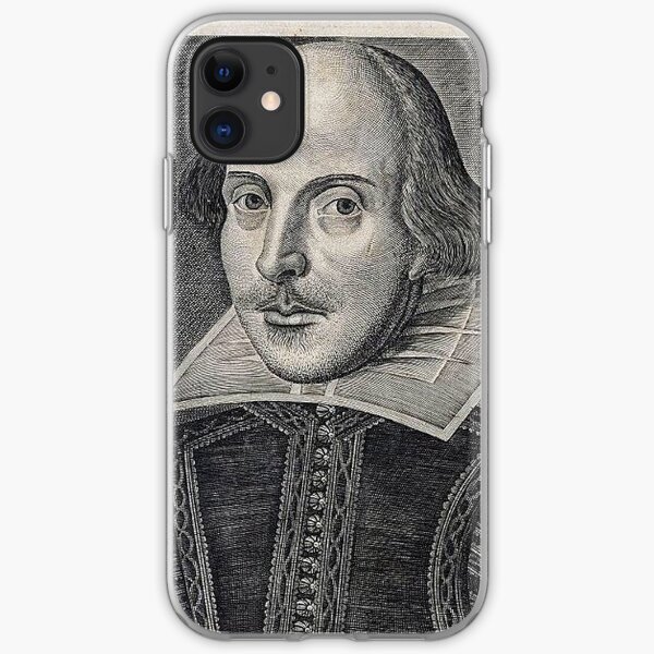 Retrato de William Shakespeare Funda blanda para iPhone