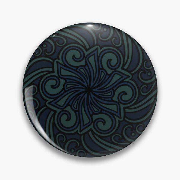Item preview, Interlocking Swirls of Blue and Green designed and sold by OspreyRune.
