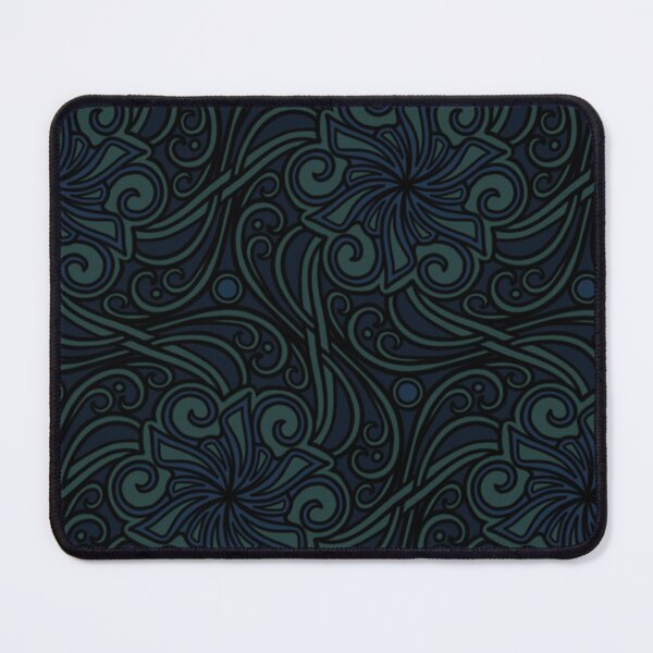 Item preview, Interlocking Swirls of Blue and Green designed and sold by OspreyRune.
