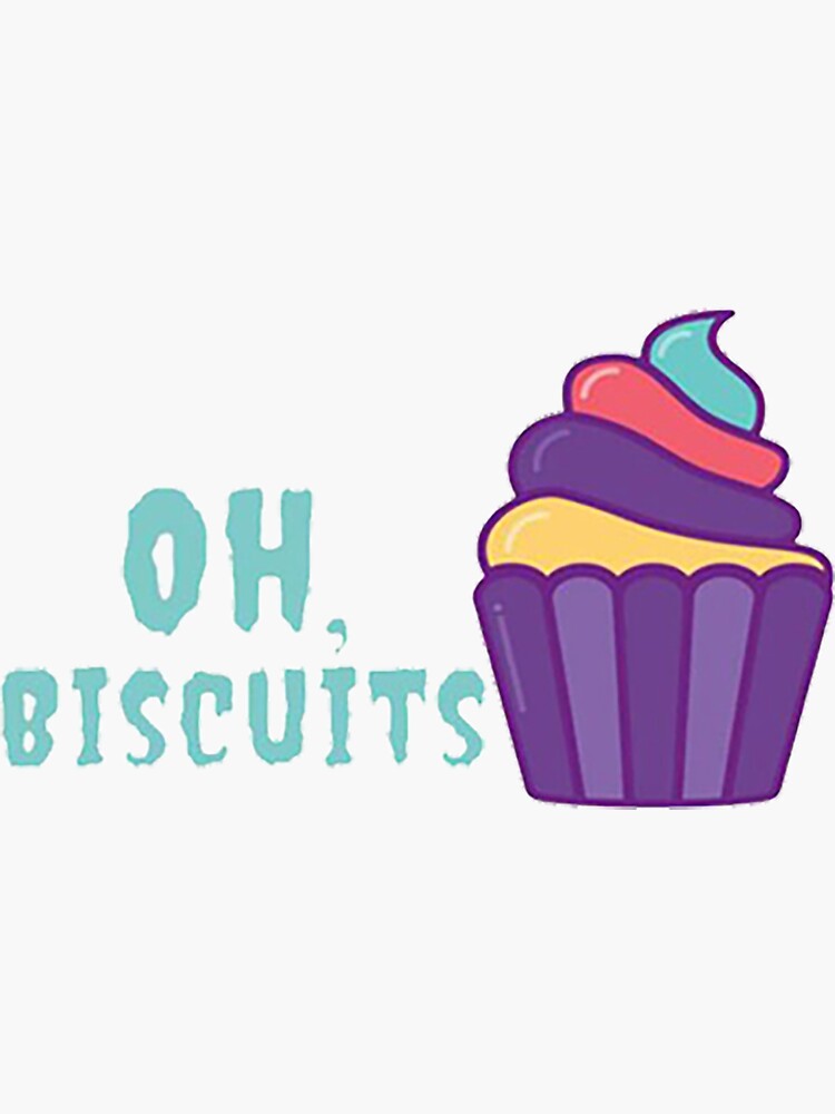 "Bluey Oh Biscuits" Sticker for Sale by MagicalBoun | Redbubble