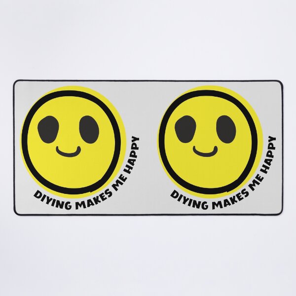Item preview, DIYing makes me happy DIY crafts yellow smile face DIY fan gift designed and sold by MetalicBabe.