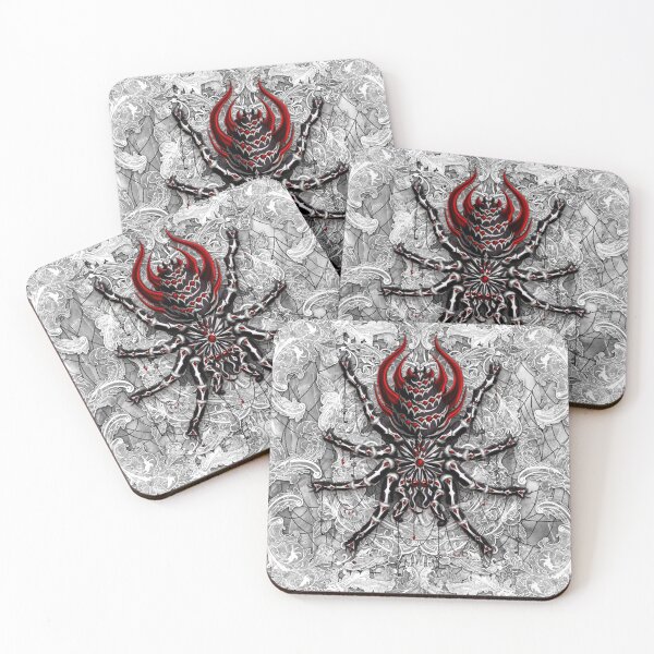 Item preview, White Goth Spider - Black and Red designed and sold by Abysm Internal.