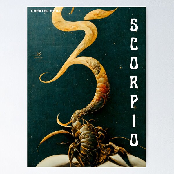 Item preview, Escorpio - Signo zodiacal creado por IA designed and sold by Created-by-AI.