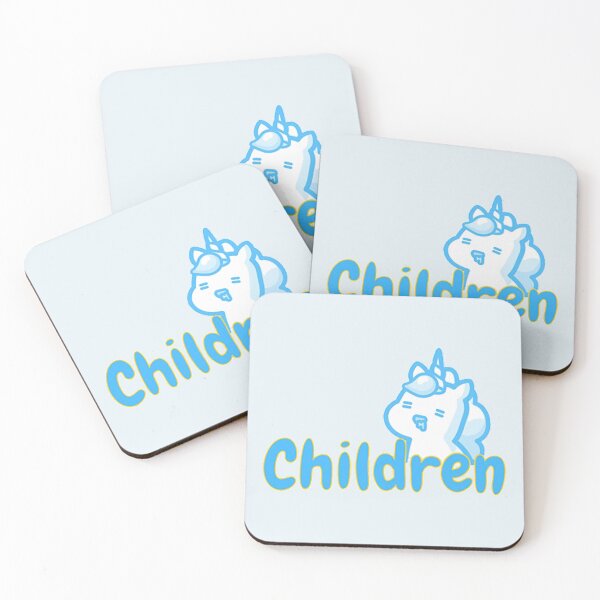 Item preview, Creepy Unicorn eats children Unicorse blue designed and sold by MagicalBoun.