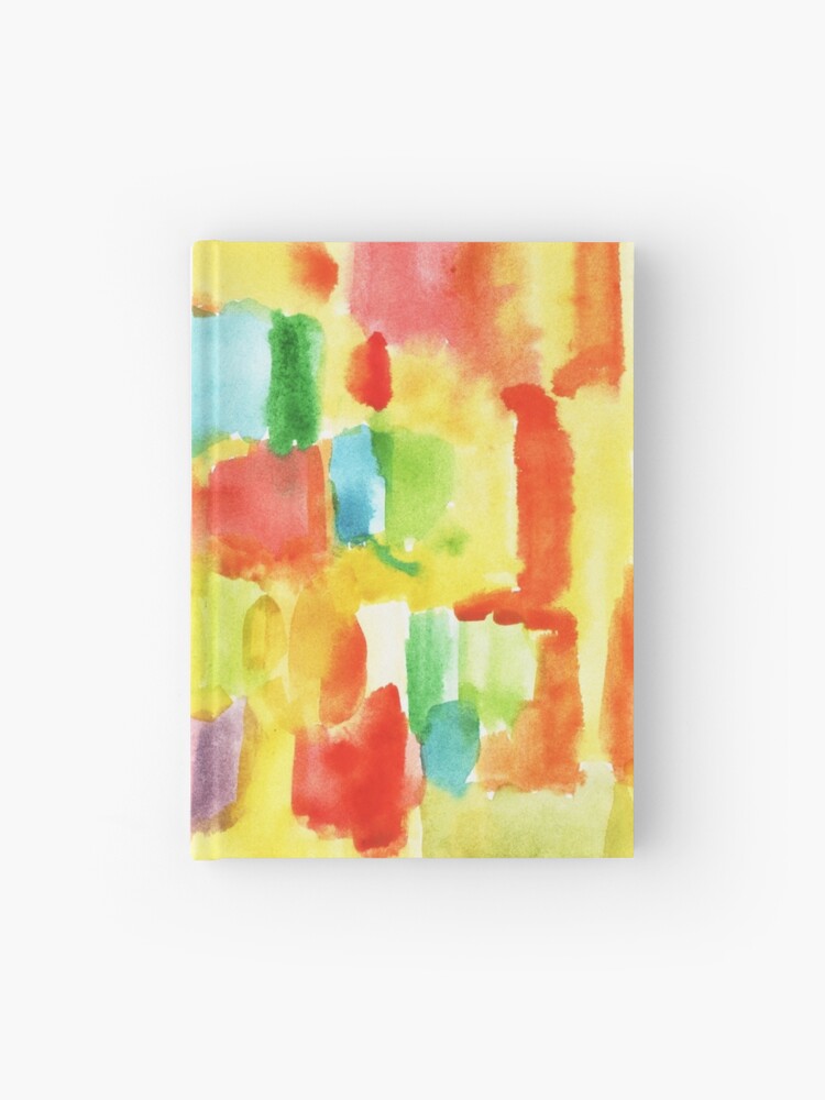Watercolor Abstract Painting Vibrant Water Color Drawing With