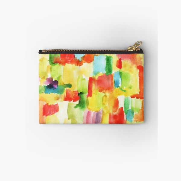 Aperçu de l'œuvre Peinture abstraite de palette lumineuse d’aquarelle | Art artistique abstrait aquarelle vibrante et colorée créée et vendue par lausn.