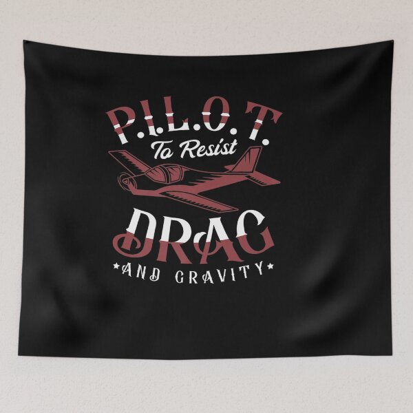 Aperçu de l'œuvre PILOTE POUR RÉSISTER AU DRAG AND GRAVITY AIRPLANE LOVER AVIATOR créée et vendue par sobriowslen.