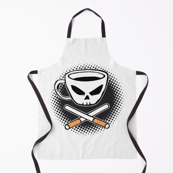 Item preview, Coffee skull and cigarettes designed and sold by joakynrivas.