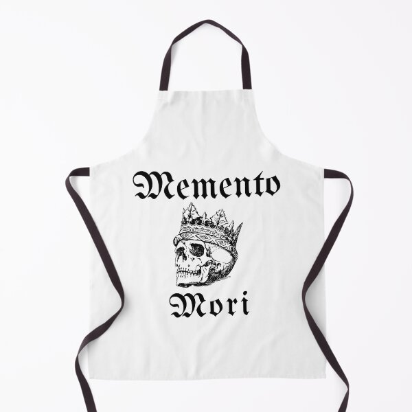 Artikelvorschau, Memento Mori mit Totenkopf in der Mitte - schwarz entworfen und verkauft von TheMajesTee.