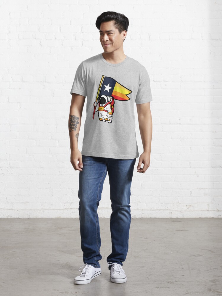 Houston Champ Texas Flag Astronaut Space City T-Shirt – Teezou Store