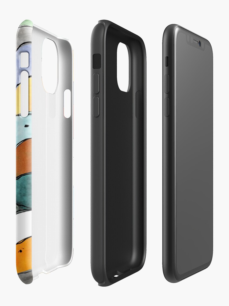 Alternate view of Angles of Textured Colors iPhone Case & Cover