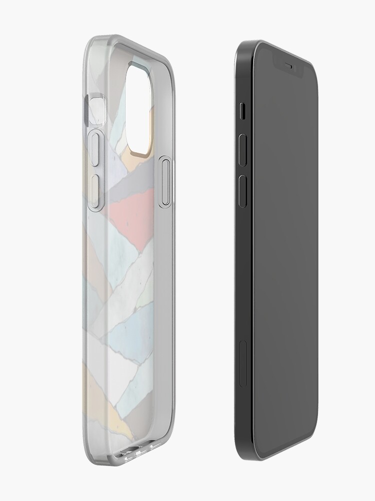Alternate view of Angles of Textured Colors iPhone Case & Cover
