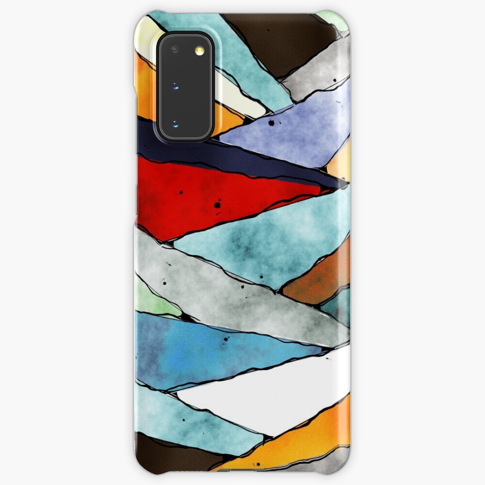 Angles of Textured Colors Case & Skin for Samsung Galaxy