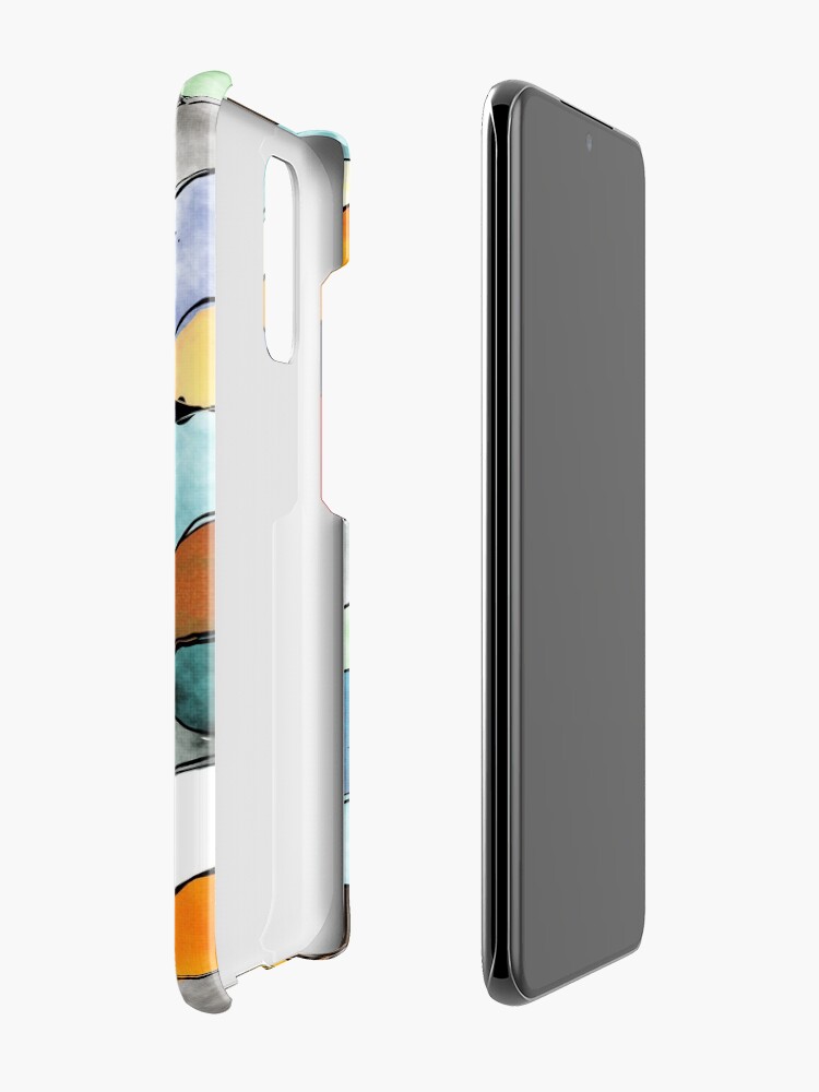 Alternate view of Angles of Textured Colors Case & Skin for Samsung Galaxy