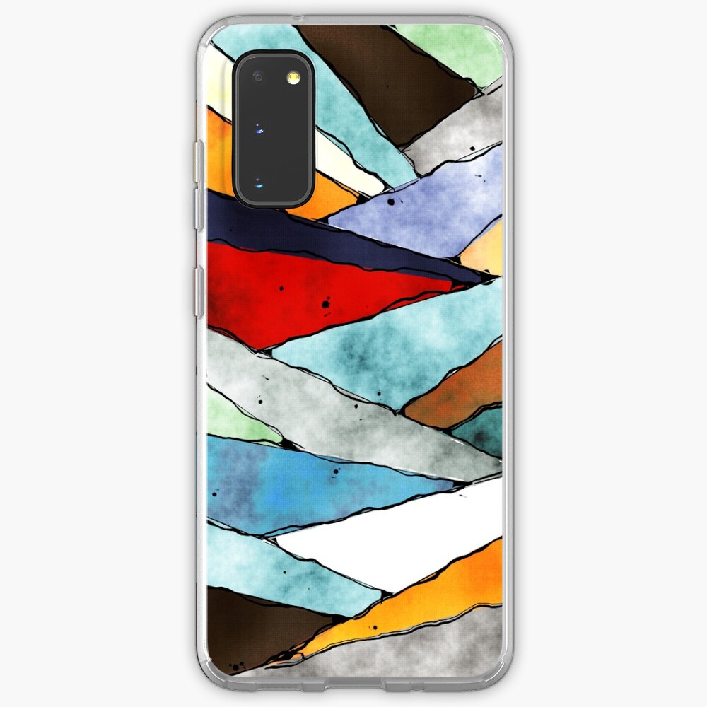 Angles of Textured Colors Case & Skin for Samsung Galaxy