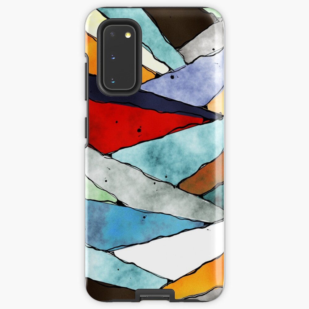 Angles of Textured Colors Case & Skin for Samsung Galaxy