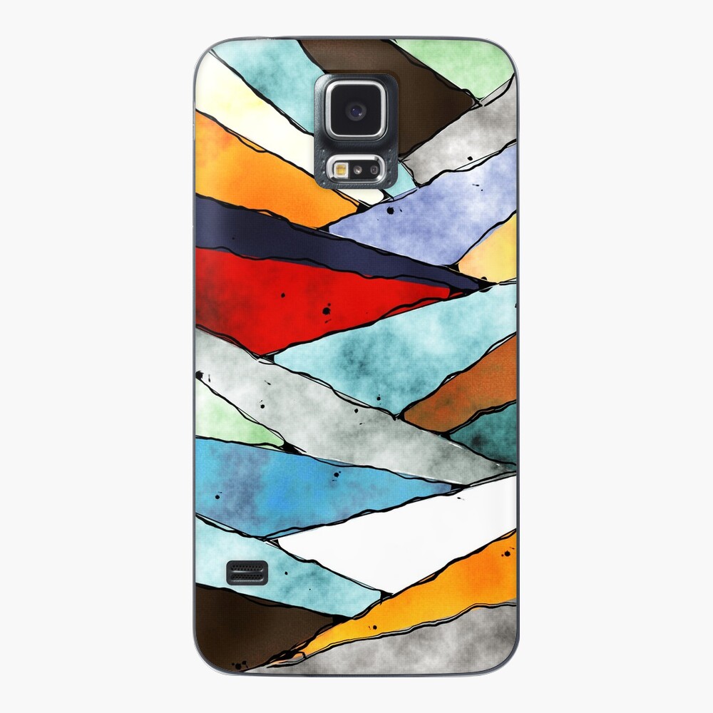 Angles of Textured Colors Case & Skin for Samsung Galaxy