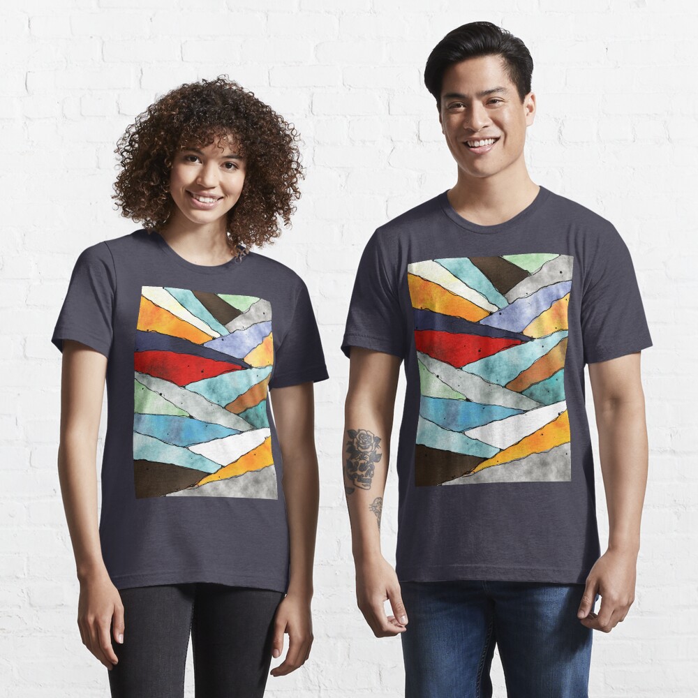 Angles of Textured Colors Essential T-Shirt