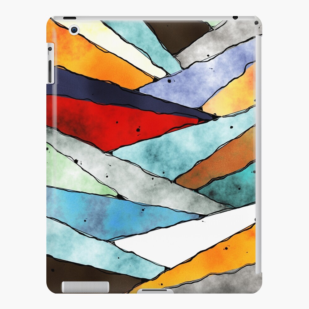 Angles of Textured Colors iPad Case & Skin