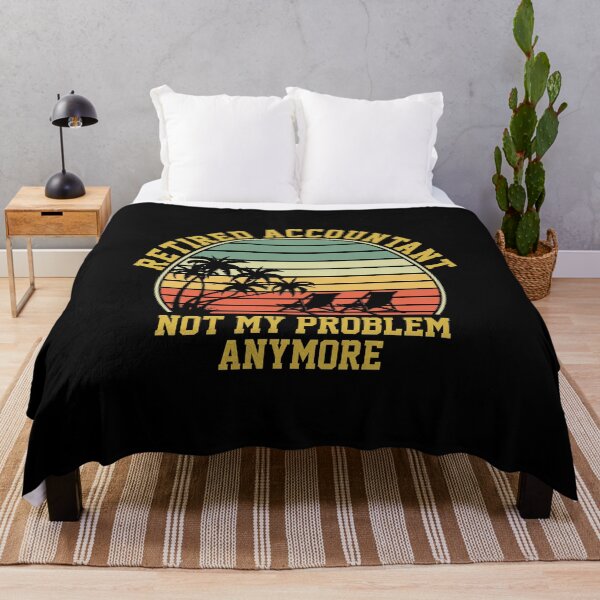 Item preview, Retired Accountant Not My Problem Anymore: Accounting Gift Funny Accountant Retirement designed and sold by Adexyl.