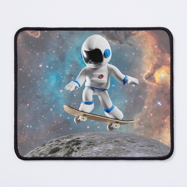 Item preview, Astronaut gliding on the moon designed and sold by ApurwaArtShop.