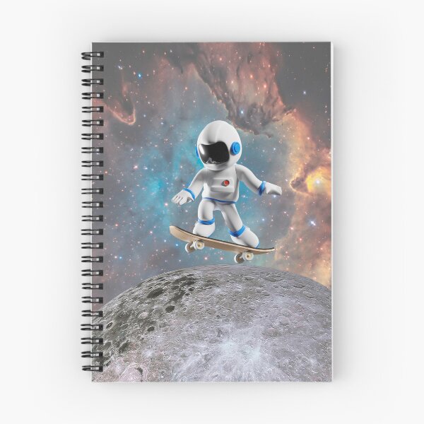 Item preview, Astronaut gliding on the moon designed and sold by ApurwaArtShop.