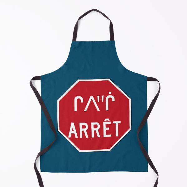 Item preview, Canadian road signs - Stop (Cree and French). designed and sold by mcuashleys.