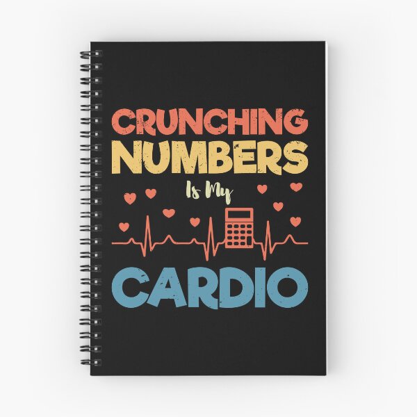 Item preview, Crunching Numbers Is My Cardio: Pun Accounting Gift Funny Accountant designed and sold by Adexyl.