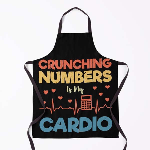 Item preview, Crunching Numbers Is My Cardio: Pun Accounting Gift Funny Accountant designed and sold by Adexyl.